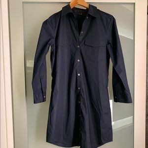 THEORY Shirt Dress, Deep Navy